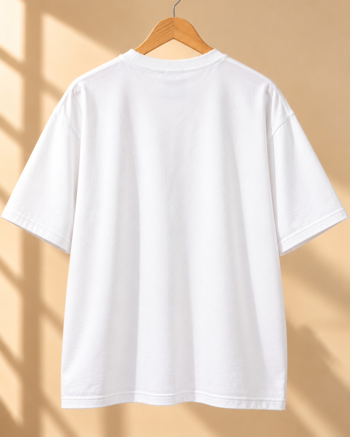 FUNTROOS White Oversized T-Shirt | 220 GSM Cotton