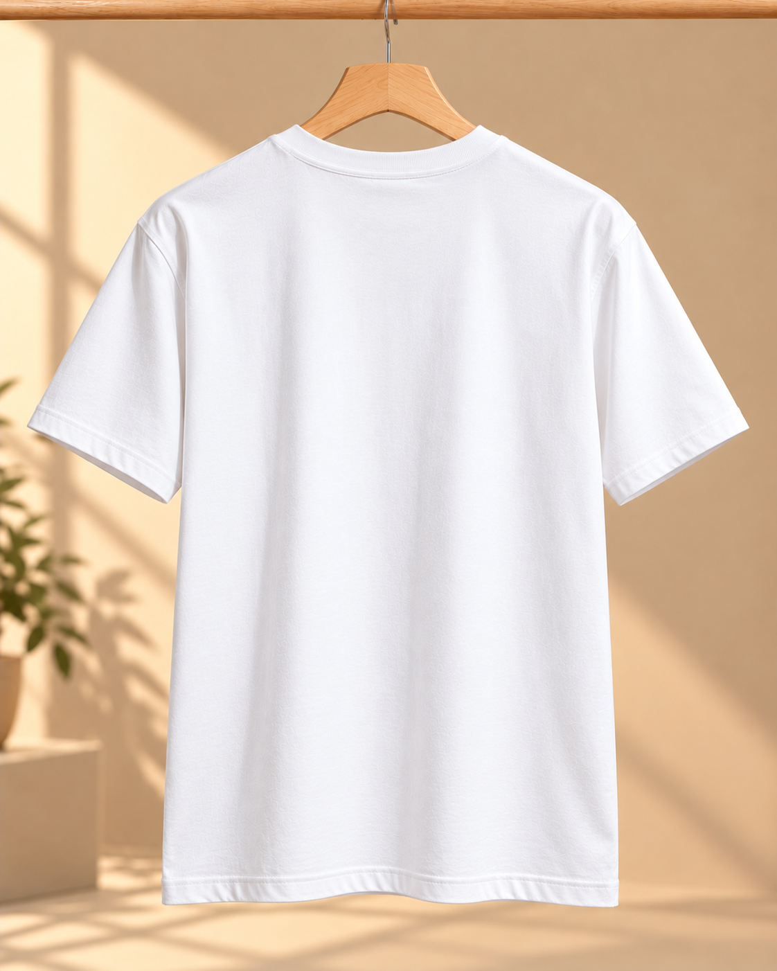 FUNTROOS White Regular Fit T-Shirt | 180 GSM Cotton