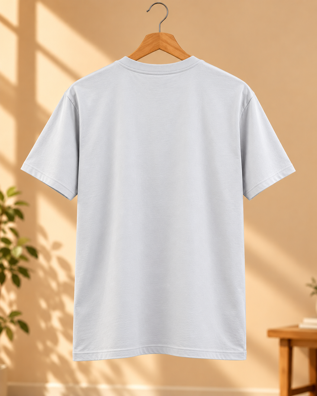 FUNTROOS Grey Regular Fit T-Shirt | 200 GSM Cotton