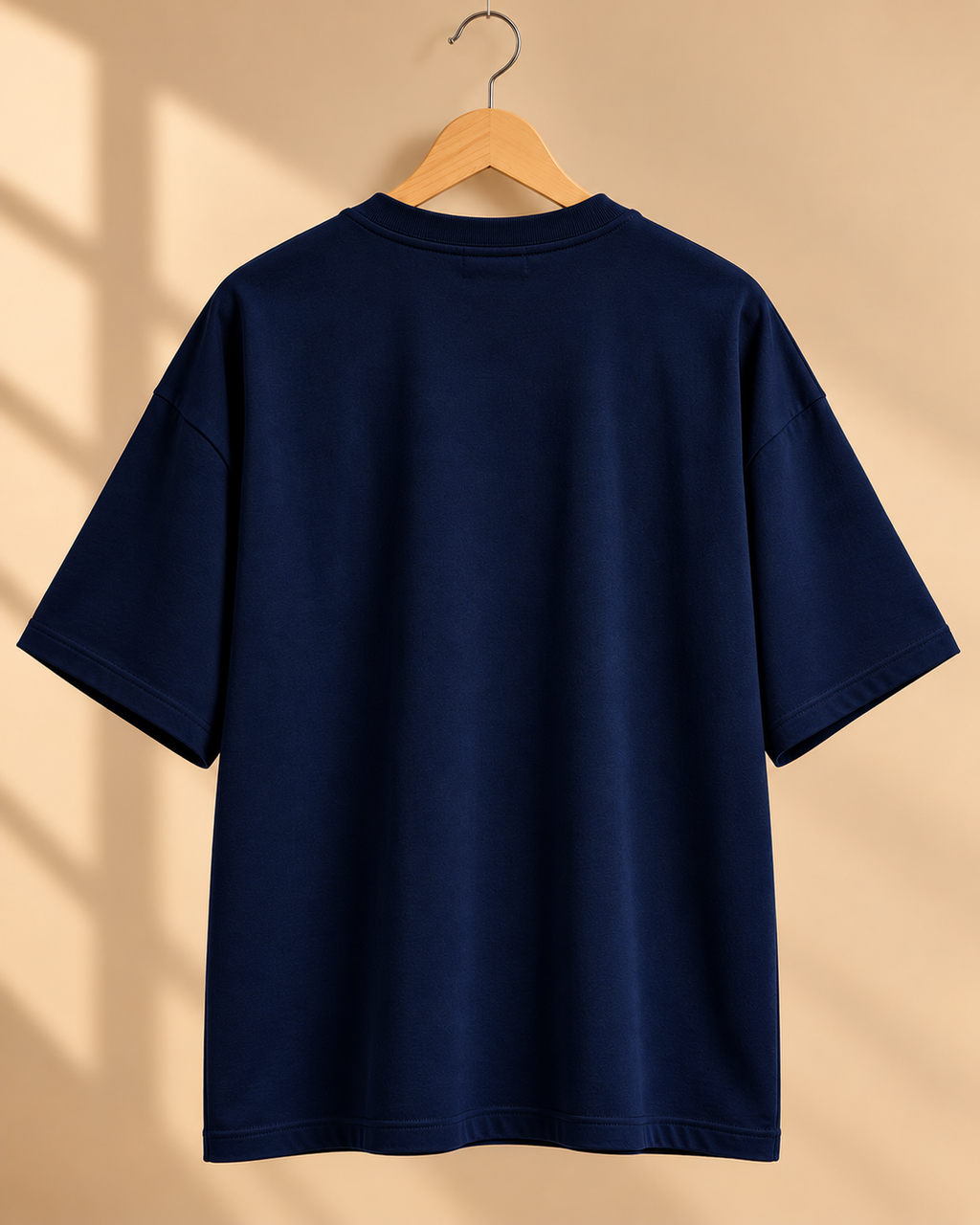 FUNTROOS Navy Blue Oversized T-Shirt | 220 GSM Cotton